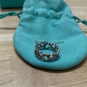 Tiffany & Co Loving Heart Ring Size 7
